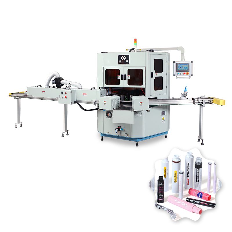 Machine de sérigraphie cylindrique automatique bicolore, JR-212UV