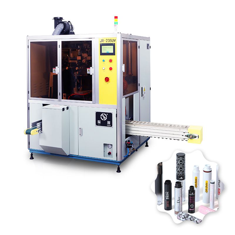 Machine de sérigraphie cylindrique automatique bicolore, JR-235UV