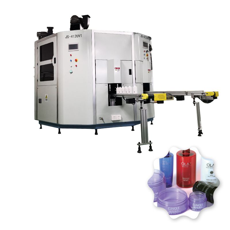 Machine de sérigraphie quatre couleurs à servocommande, JS-412UVT